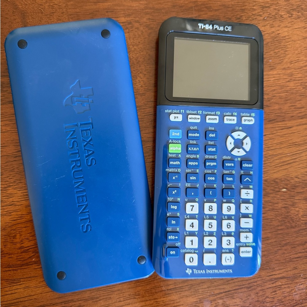 Texas Instruments TI-84 Plus CE in Vibrant Blue
